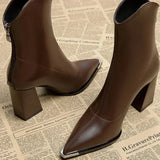 NOX™ - Chelsea Boots with Chrome Tip