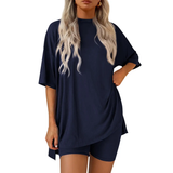 HALSEY™ – Cozy Solid Lounge Two-Piece Ensemble