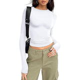 Jihyo - Relaxed Fit Long Sleeve Round Neck Tee