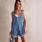 PETRA™ - Sleeveless Casual Overall Romper
