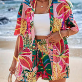FANNIET - Effortless Floral Summer Blouse
