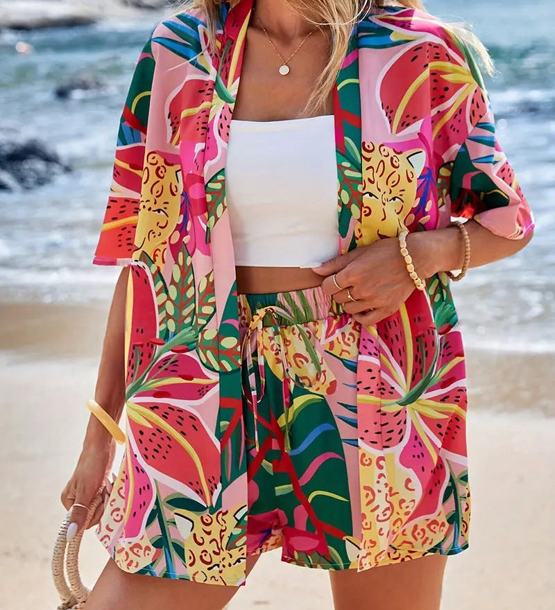 FANNIET - Effortless Floral Summer Blouse