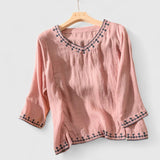 Taysia | Chic V-Neck Blouse