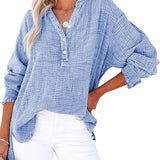 Ayla - Relaxed V-Neck Top