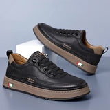 Cormac – High-Quality Leather Urban Sneakers with Comfort Cushioned Sole