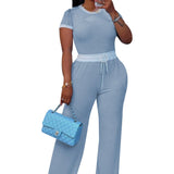 JELENAT - Cozy Summer T-Shirt and Pants Set