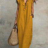 Camellia - Elegant Ruffled Maxi Dress