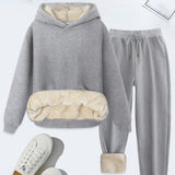 FORDAT - Comfortable Solid Color Hoodie