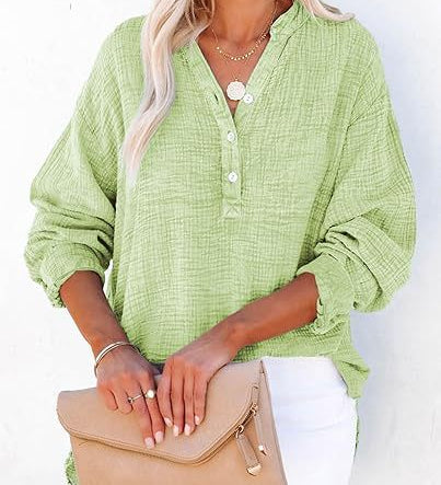 Ayla - Relaxed V-Neck Top