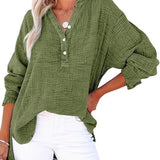 Ayla - Relaxed V-Neck Top