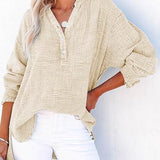 Ayla - Relaxed V-Neck Top