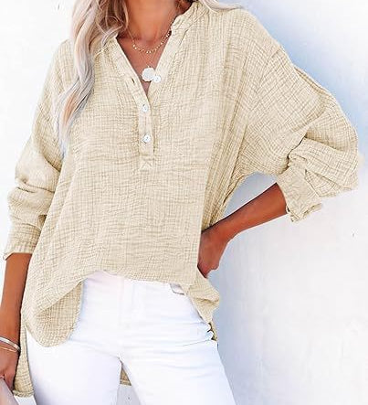 Ayla - Relaxed V-Neck Top