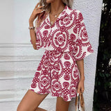PHILOMENA™ - Chic Floral Boho Romper for Summer