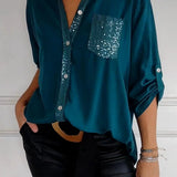 Danica - Blouse with Sequin Accents