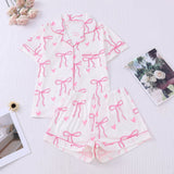 SHAKILA™ - Relaxed Crop Top and Short Pajama Set