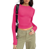 Jihyo - Relaxed Fit Long Sleeve Round Neck Tee