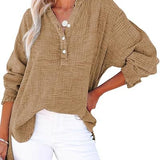 Ayla - Relaxed V-Neck Top