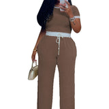 JELENAT - Cozy Summer T-Shirt and Pants Set