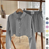 EMERSYN™ - Relaxed Fit Long-Sleeve Collared Co-Ord Set