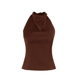 Henya - Breezy Backless Sleeveless Summer Top
