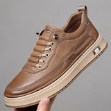 Cormac – High-Quality Leather Urban Sneakers with Comfort Cushioned Sole