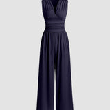 CHARITY – Stylish Sleeveless Wide-Leg Jumpsuit