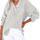 Ayla - Relaxed V-Neck Top