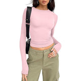 Jihyo - Relaxed Fit Long Sleeve Round Neck Tee