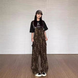 LUNTIAN™ Vintage Leopard Print Wide-Leg Jumpsuit