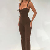 JENNIFER™ - Stylish Sleeveless Jumpsuit with Heart-Shaped Neckline