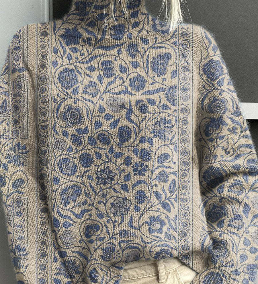 ZINNIA™ - Radiant Sunshine Turtleneck Sweater
