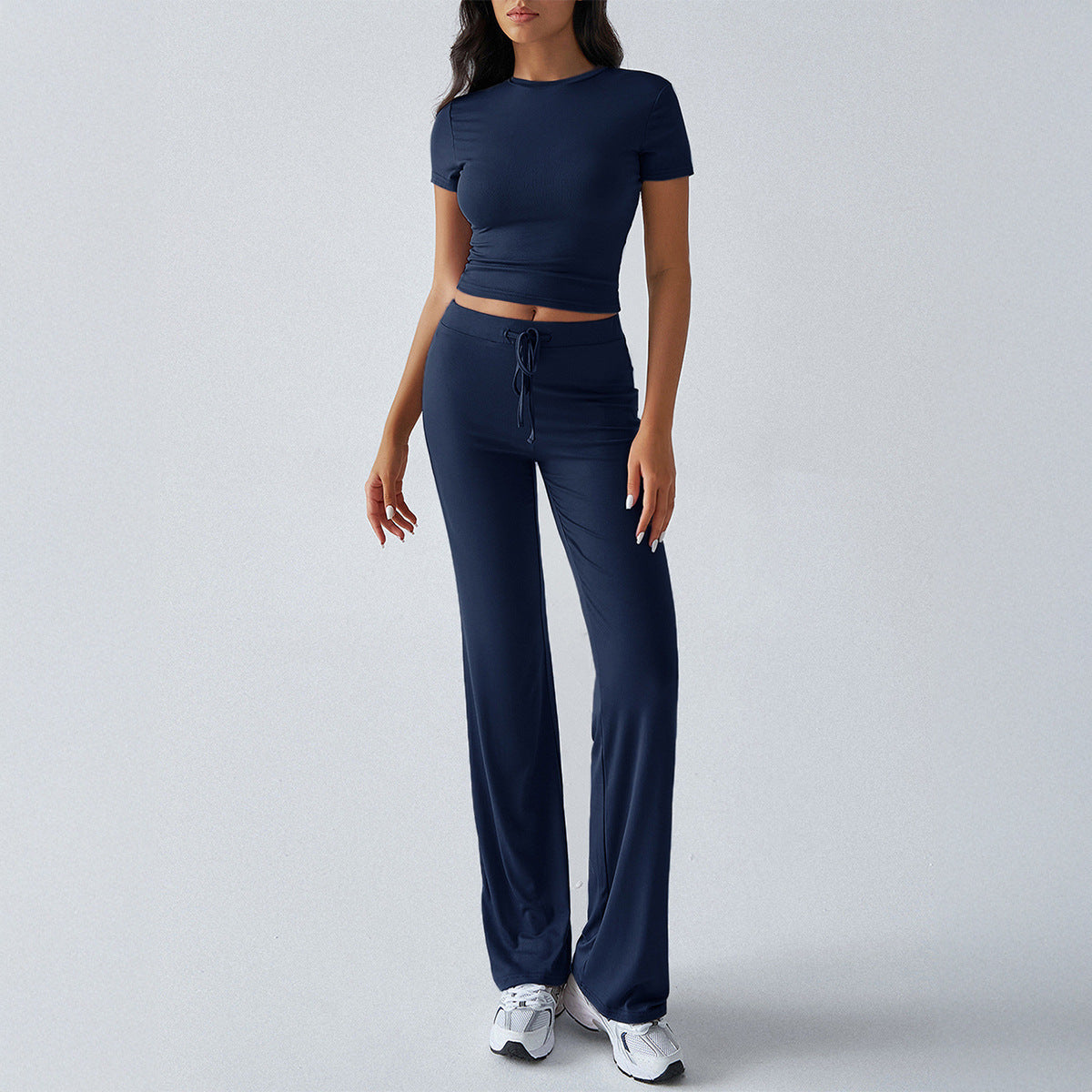 MARGARITAT - Casual Short Sleeve Crop Top