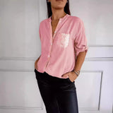 Danica - Blouse with Sequin Accents