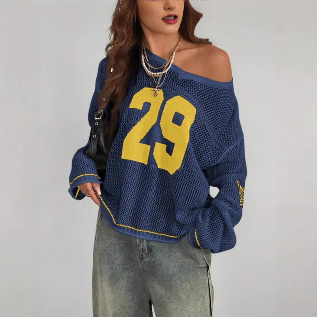 ALON™ – Vintage-Inspired Long Sleeve Pullover Sweater