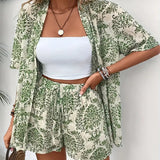FANNIET - Effortless Floral Summer Blouse