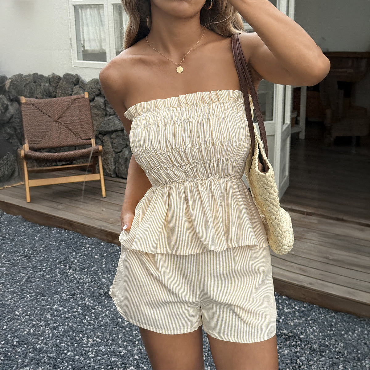 MAYA™ – Chic Strapless Co-Ord Ensemble