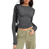 Jihyo - Relaxed Fit Long Sleeve Round Neck Tee