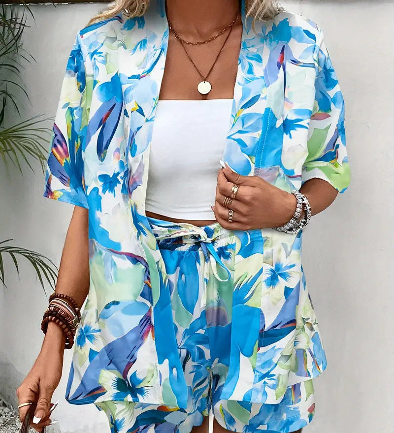 FANNIET - Effortless Floral Summer Blouse