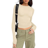 Jihyo - Relaxed Fit Long Sleeve Round Neck Tee