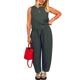LEIGH™ - Breezy Sleeveless Two-Piece Lounge Set