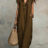 Camellia - Elegant Ruffled Maxi Dress