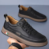 Cormac – High-Quality Leather Urban Sneakers with Comfort Cushioned Sole
