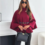 GAMORA™ - Chic High Neck Cape Coat