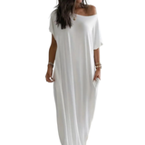 COZETTE™ – Cozy Batwing Sleeve Lounge Dress