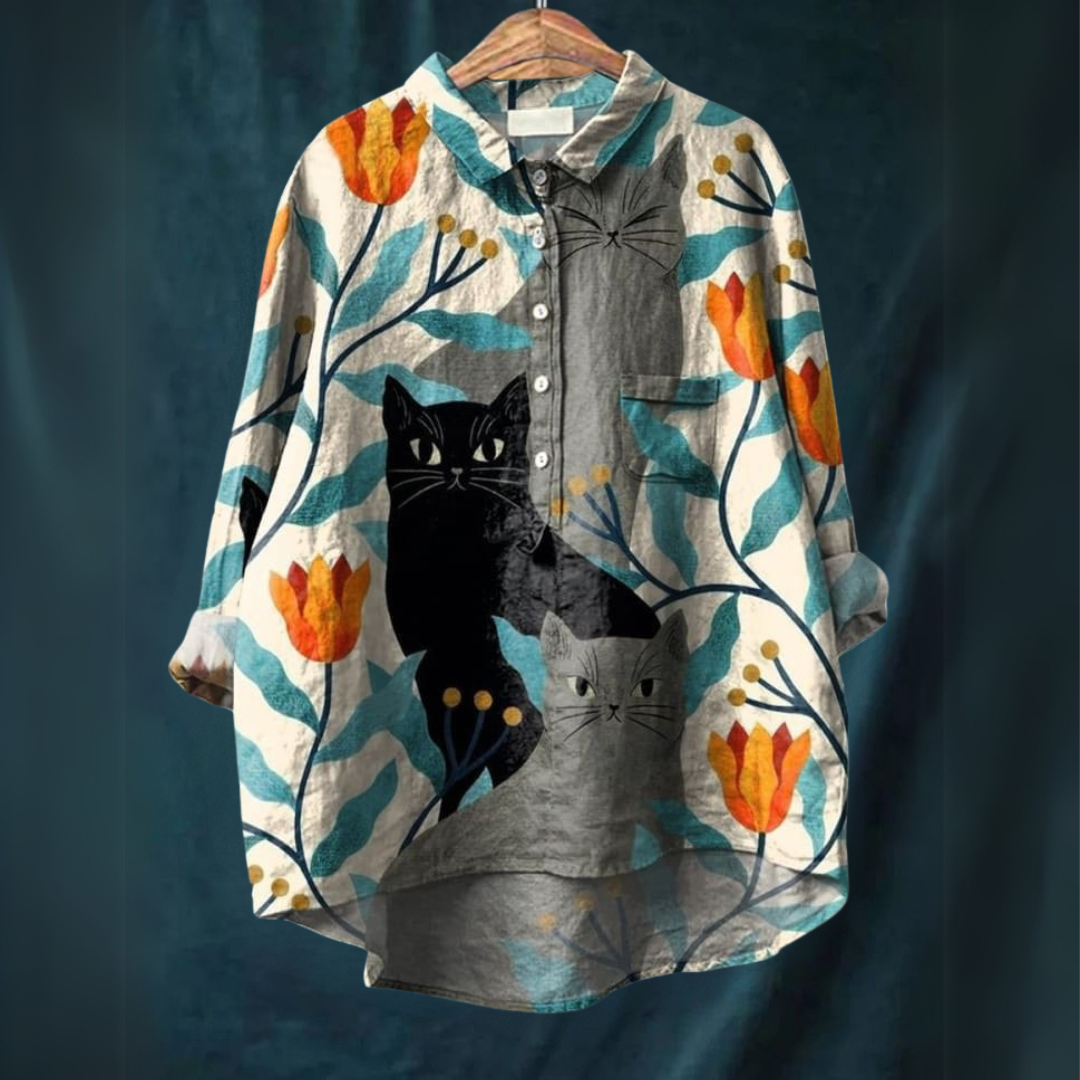Lucia - Artistic Cat Tee