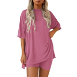 HALSEY™ – Cozy Solid Lounge Two-Piece Ensemble