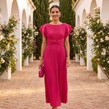Pleated Dress in Freshwater