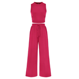 NELLA™ – Sleeveless Ribbed Knit Lounge Ensemble