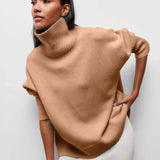 ALYSSA™ - Chic Turtleneck Knit Sweater