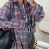 Norah - Simple Casual Flannel Shirt